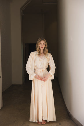 Vintage mid century Dior peignoir set