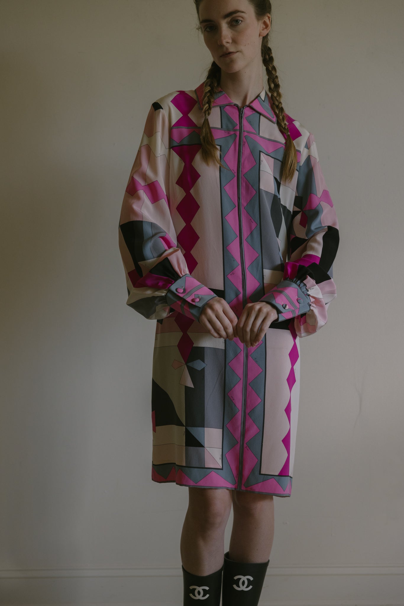 Vintage 1960s Pucci silk crepe dress, Italy