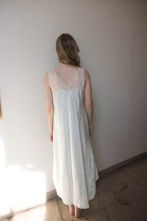 Vintage mid century damask dior nightgown