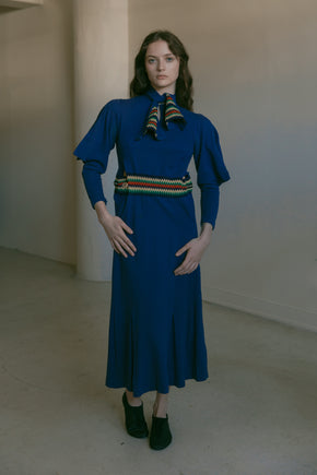 1930s wool day dress