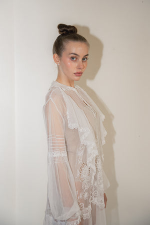 Vintage net lace dress