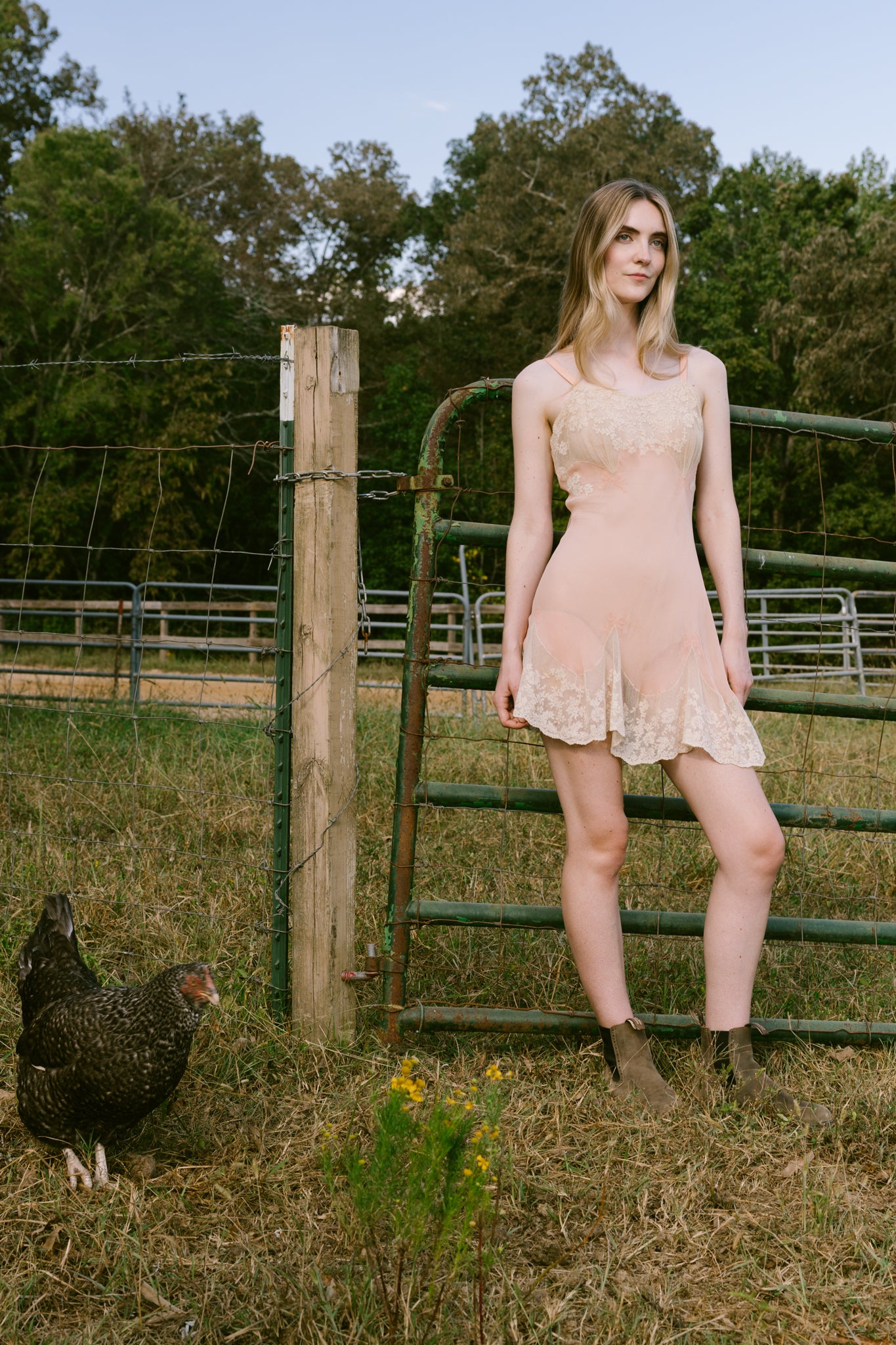 1930s Italian bows mini slip silk chiffon lace