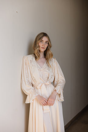 Vintage mid century Dior peignoir set