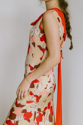 1930s silk crepe dress set