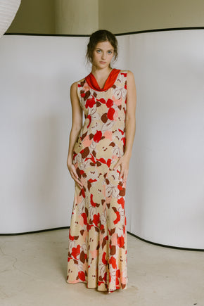 1930s silk crepe dress set