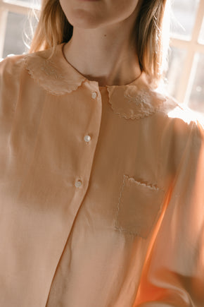 1930s purse silk bed jacket