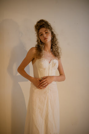 1940s bustier lingerie underdress