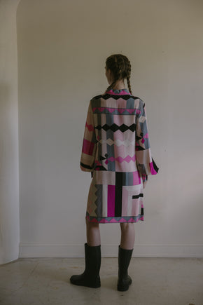 Vintage 1960s Pucci silk crepe dress, Italy