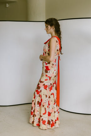 1930s silk crepe dress set