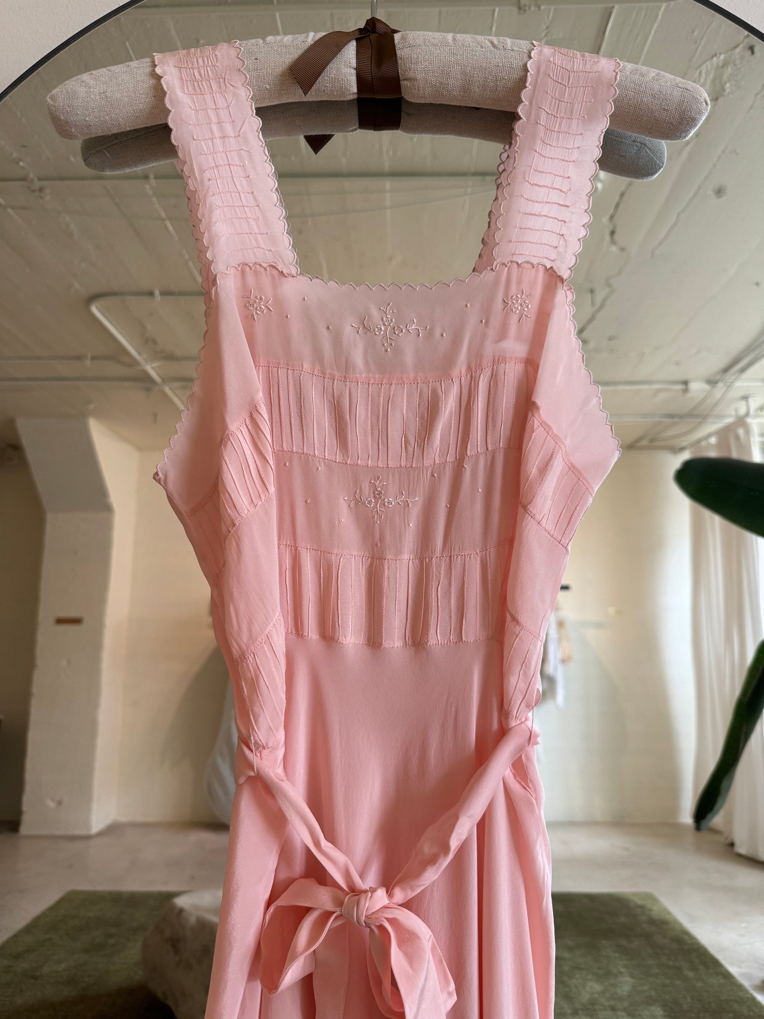 1930s silk nightgown, France