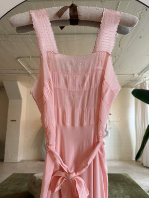 1930s silk nightgown, France