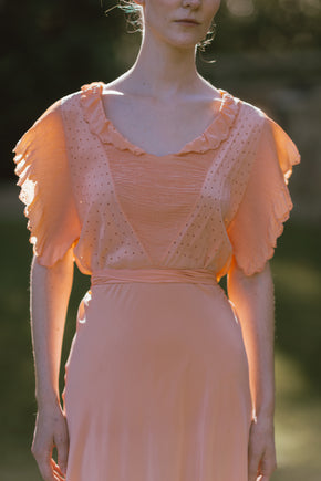 Art deco silk nightgown