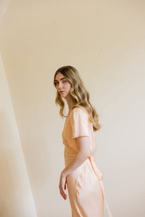 1930s barbizon satin slip dress