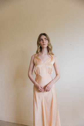 1930s Barbizon  pure silk nightgown