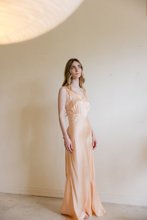 1930s Barbizon  pure silk nightgown