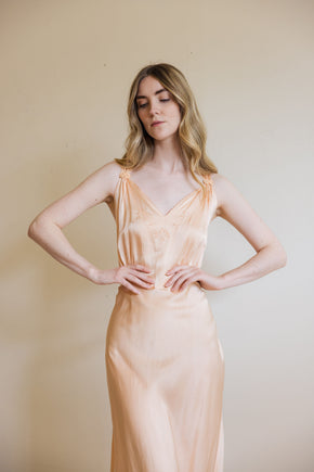 1930s Barbizon  pure silk nightgown