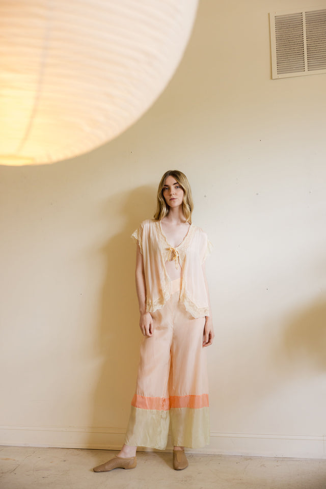 1930s silk PJ set
