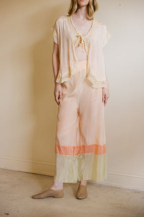 1930s silk PJ set