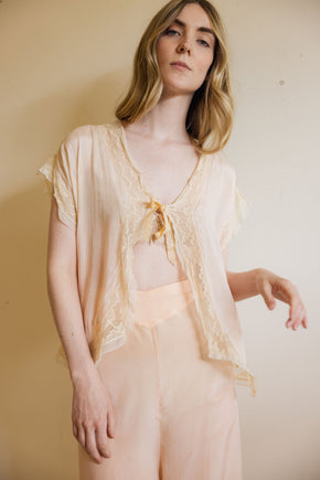1930s silk PJ set