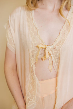 1930s silk PJ set