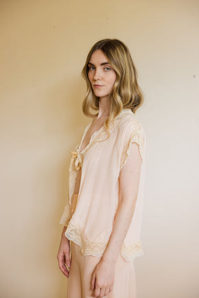 1930s silk PJ set