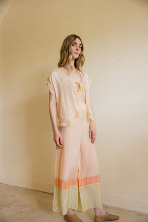 1930s silk PJ set
