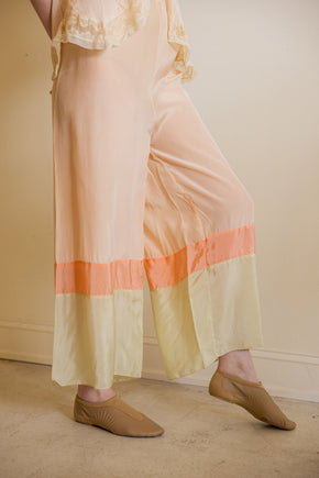 1930s silk PJ set