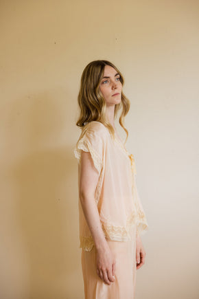 1930s silk PJ set
