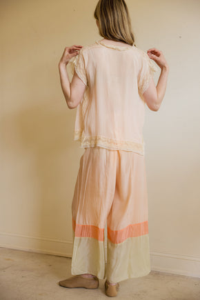 1930s silk PJ set