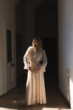 Vintage mid century Dior peignoir set