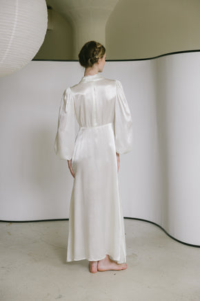 1930s ivory satin nightgown