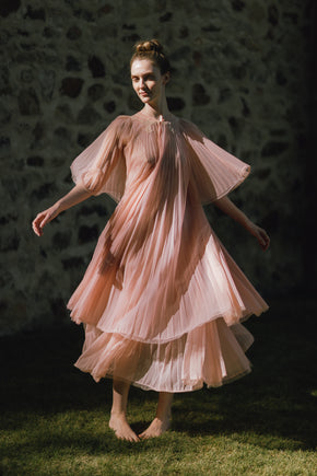 Vanity fair 1940s pink peignoir set