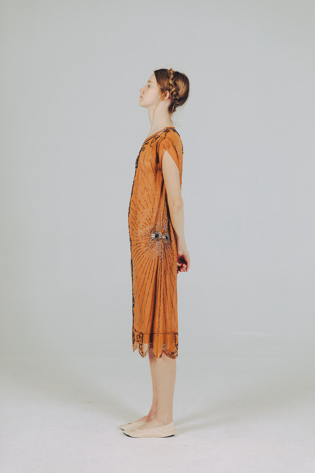 1920s silk chiffon beaded flapper dress – Devore Vintage 1920s silk chiffon beaded flapper dress – Devore Vintage