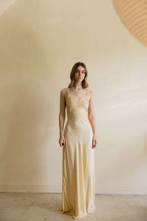 1930s bridal trousseau lingerie gown