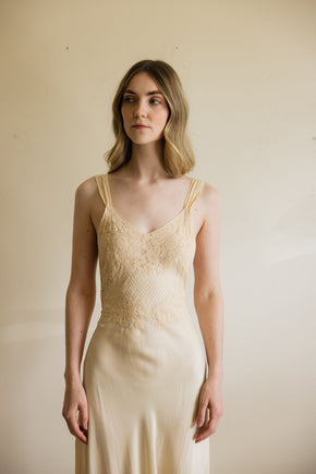 1930s bridal trousseau lingerie gown