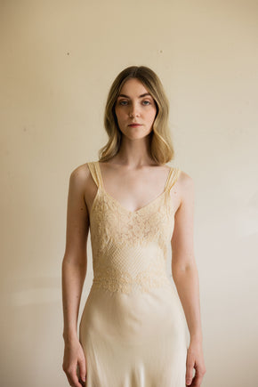 1930s bridal trousseau lingerie gown