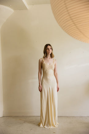 1930s bridal trousseau lingerie gown