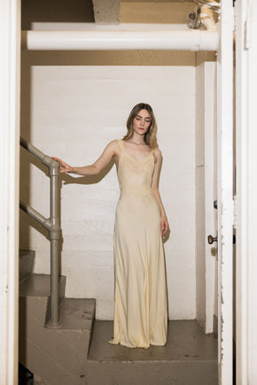 1930s bridal trousseau lingerie gown