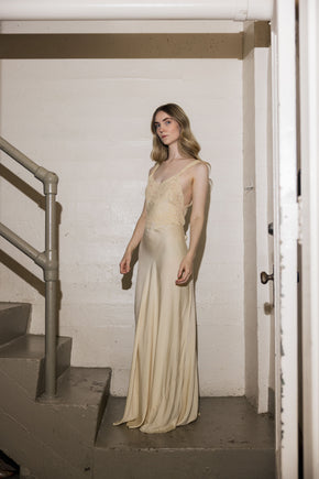 1930s bridal trousseau lingerie gown