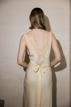 1930s bridal trousseau lingerie gown