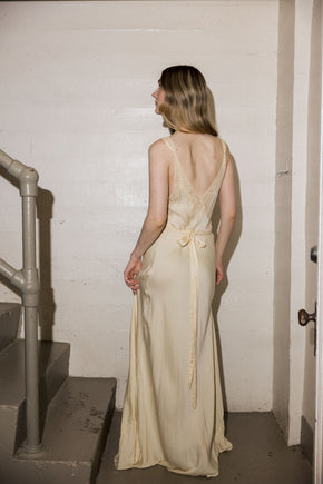 1930s bridal trousseau lingerie gown