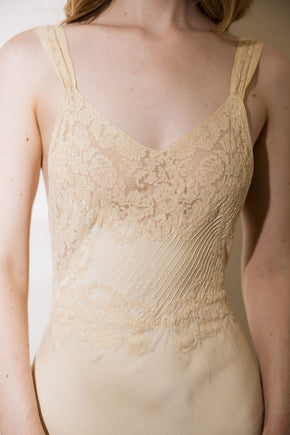 1930s bridal trousseau lingerie gown