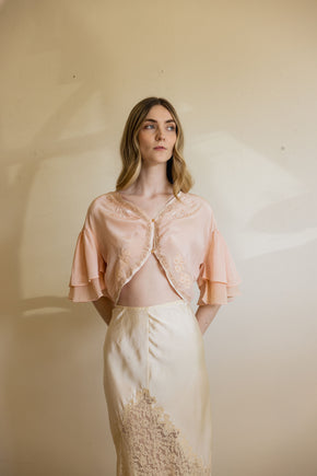 1930s bridal lingerie skirt