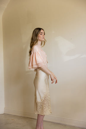 1930s bridal lingerie skirt