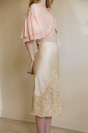 1930s bridal lingerie skirt