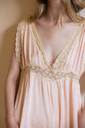 1930s lingerie silk lace jumpsuit