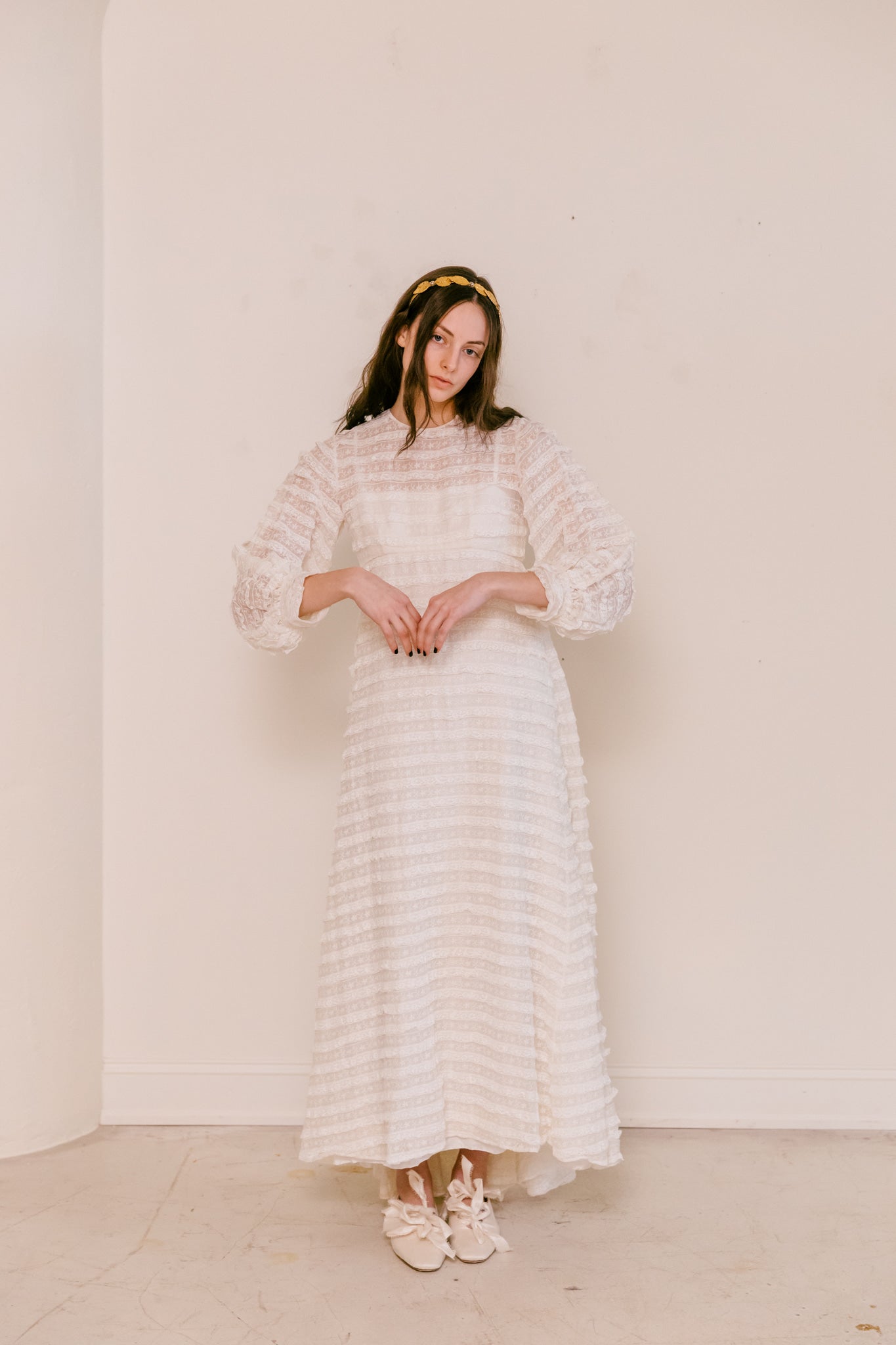 1960s organza gown