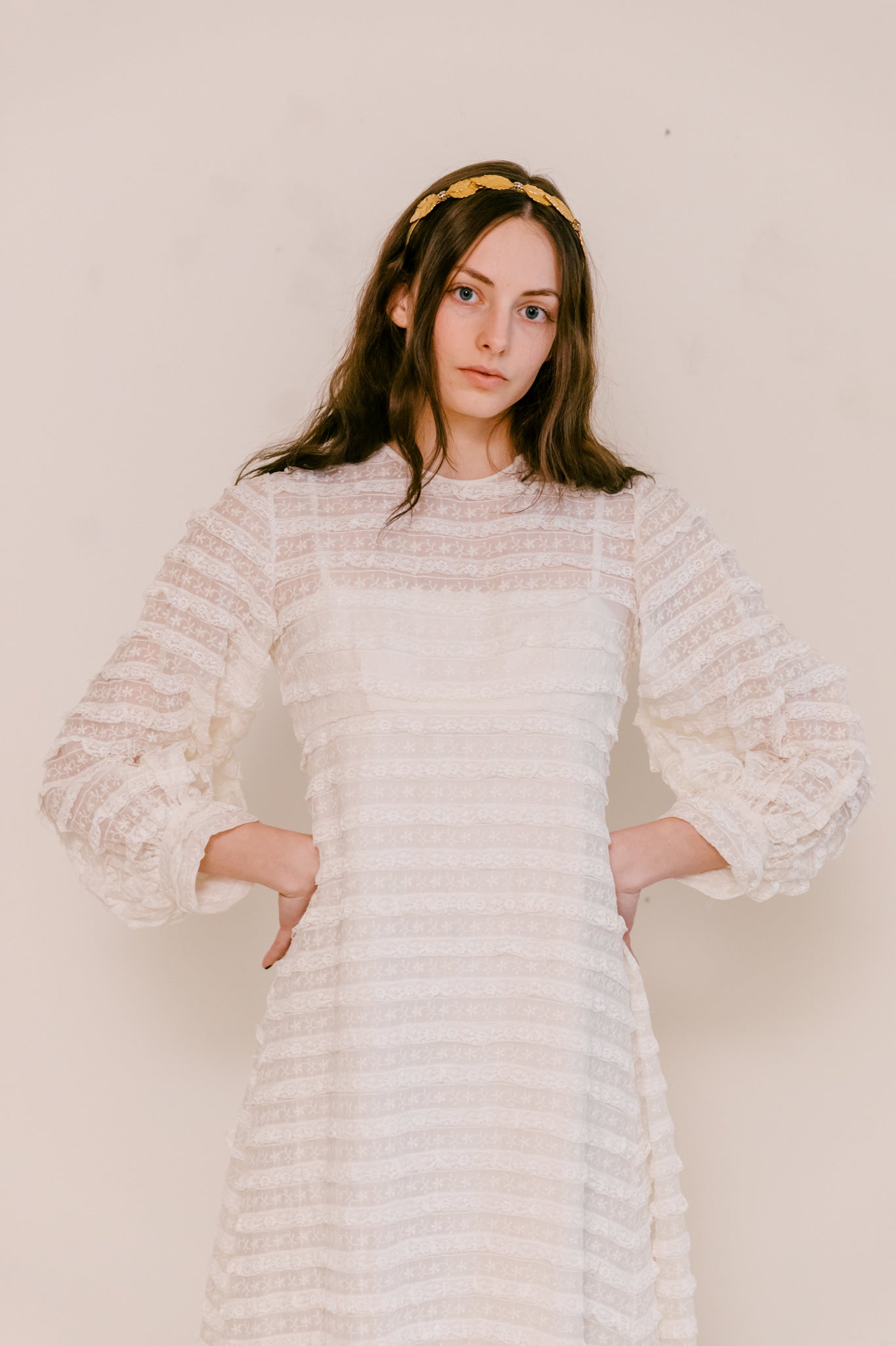 1960s organza gown