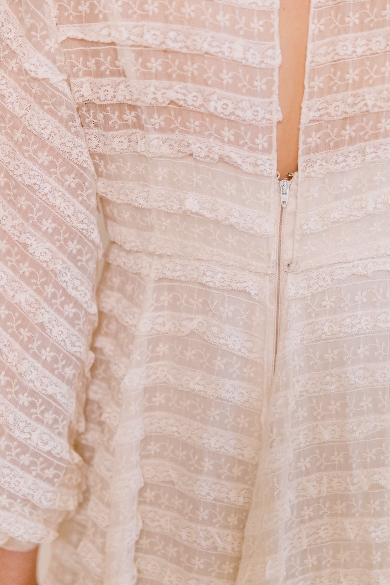 1960s organza gown