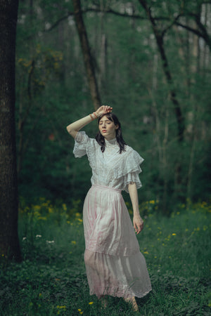 Edwardian pink skirt